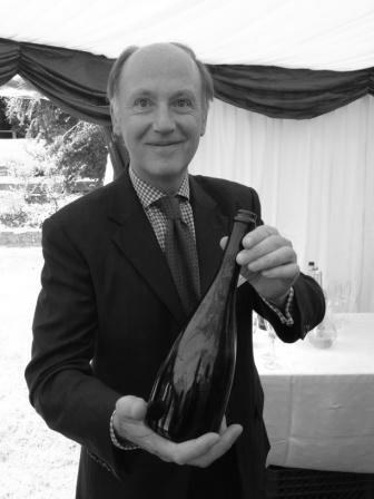 Proud winemaker Herve Jestin with the new Hambledon cuvee