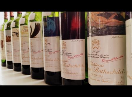 Chateau Mouton Rothschild vertical