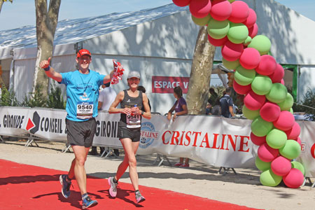 Peter and Susie finishing