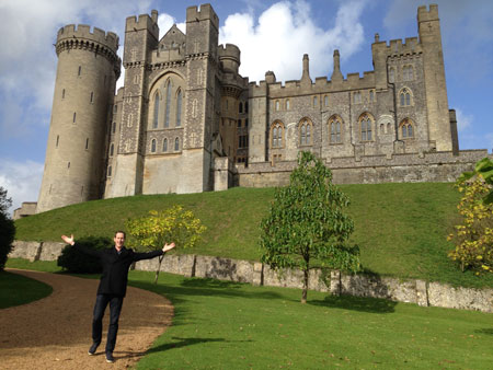 Peter-at-Arundel-Castle for BBC1's Saturday Kitchen