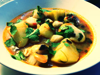 Scallop-stew
