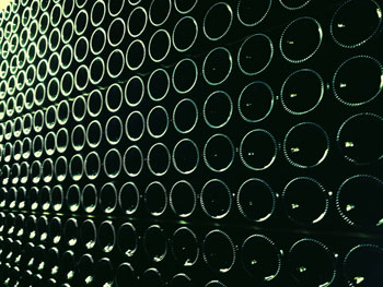 Wall-of-bottles,-Ridgeview