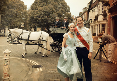 Susie-and-Peter-as-Cinderella-and-Prince-Charming-for-Saturday-Kitchen