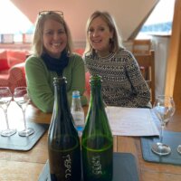 Disgorging tasting with Hattingley Valley's Emma Rice, Feb 2020